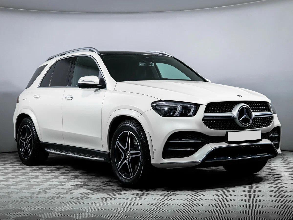 Mercedes-Benz GLE 2020, белый
