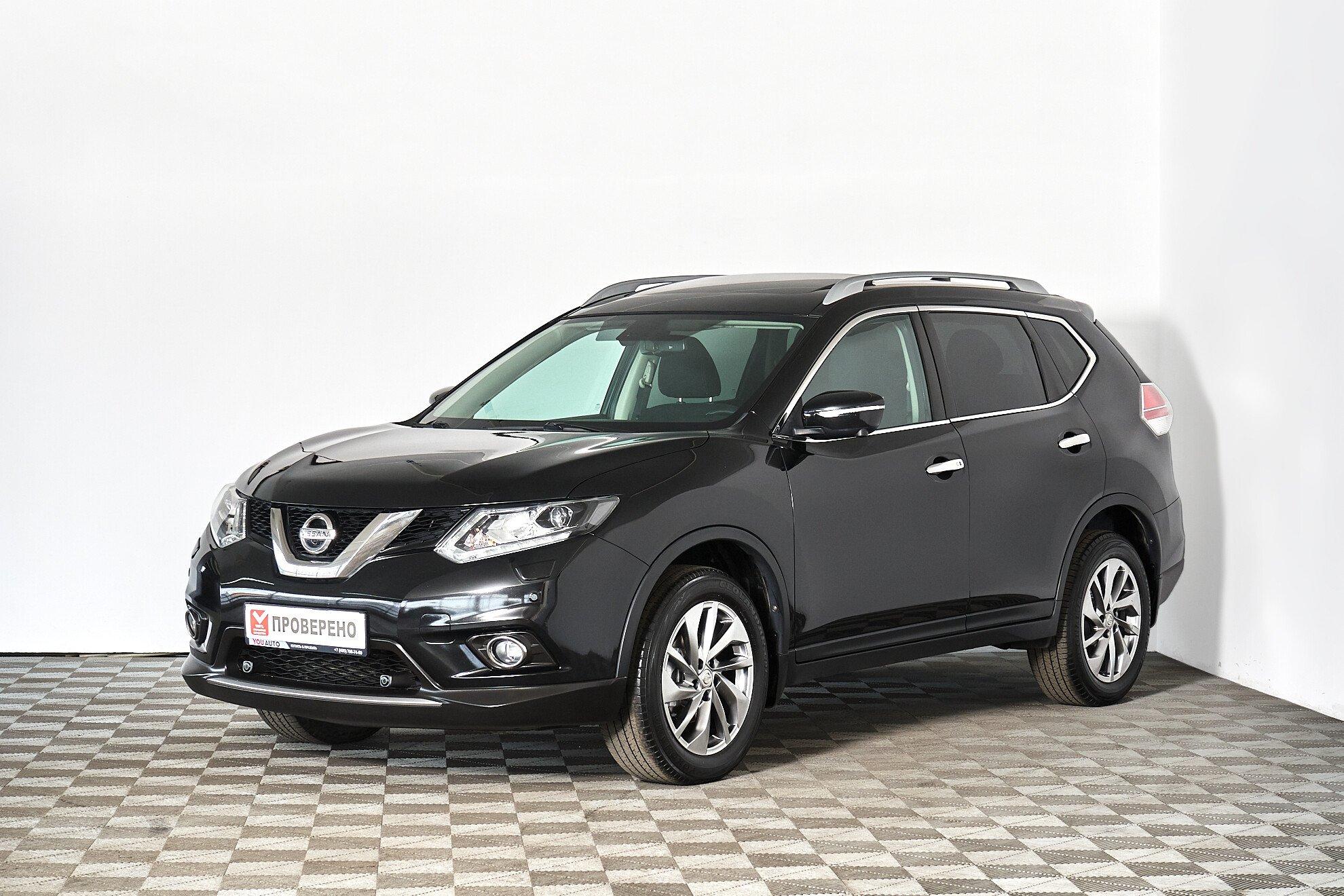 Nissan X-Trail 2017, черный