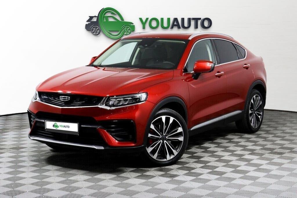 Geely Tugella 2022, красный