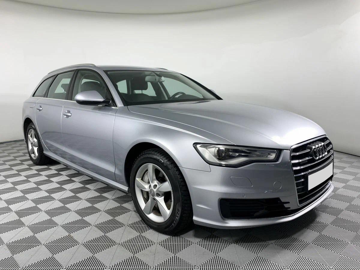 Audi A6 2017, серебряный