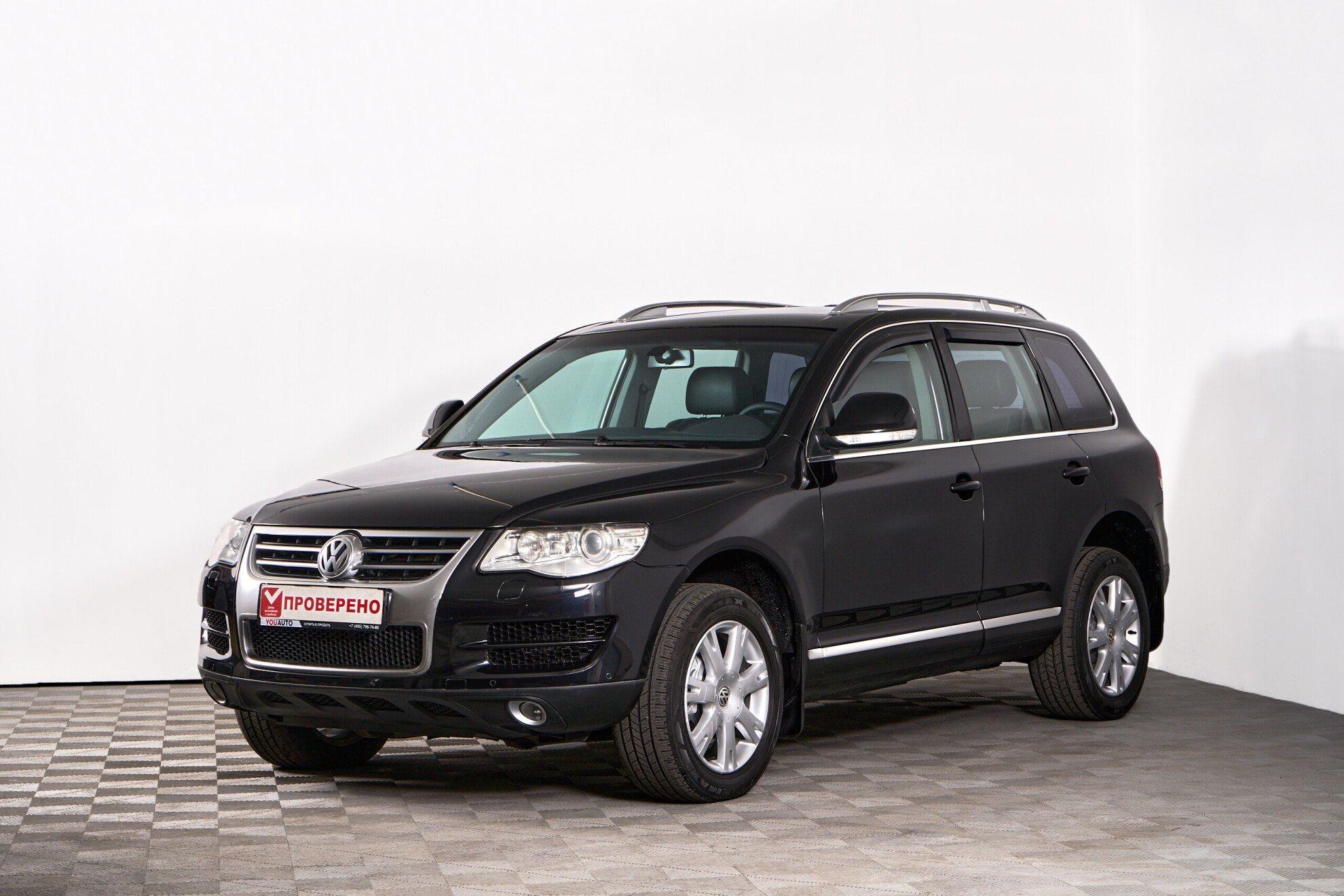 Volkswagen Touareg 2008, черный