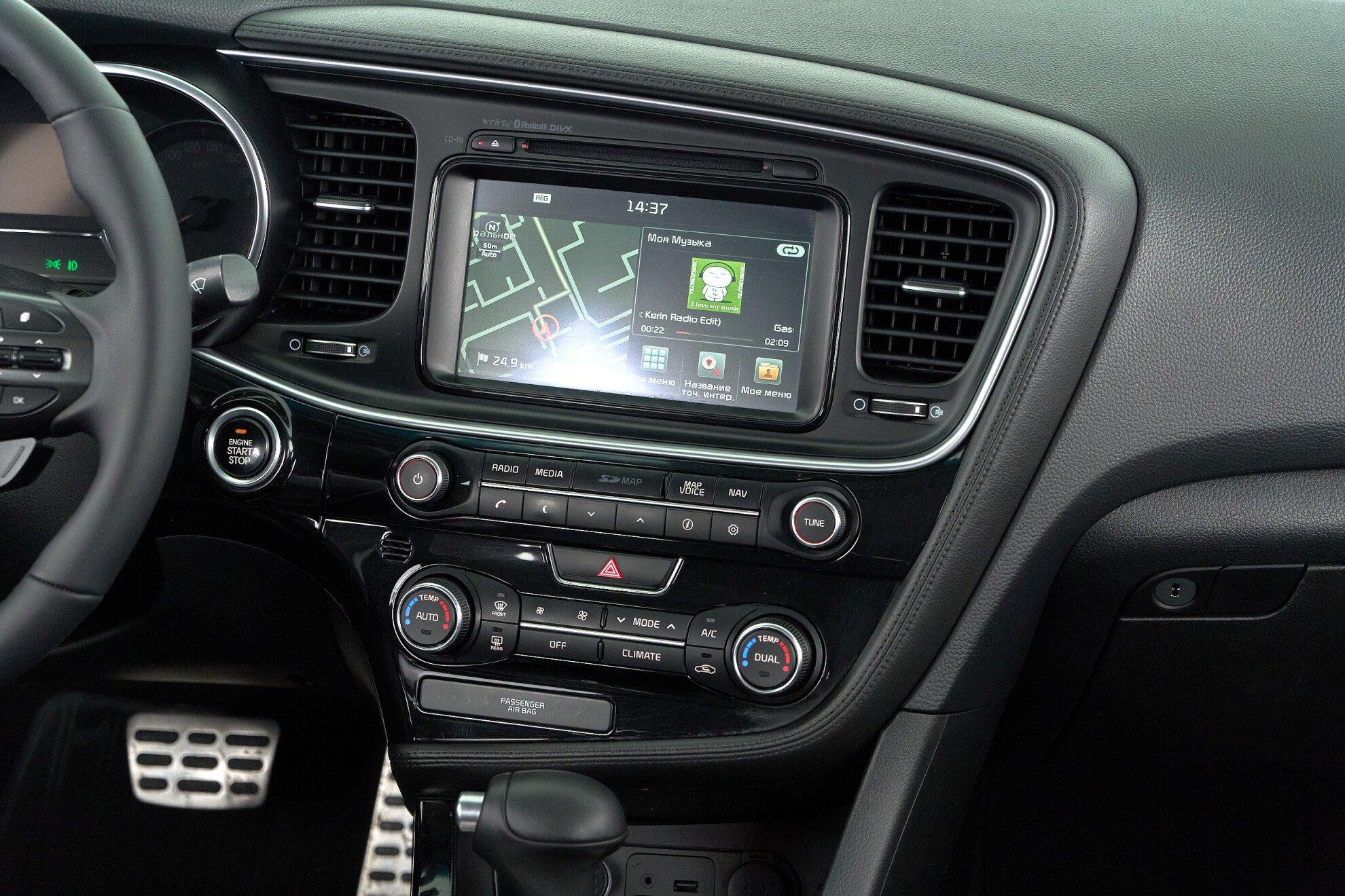 Kia Optima 2014, черный