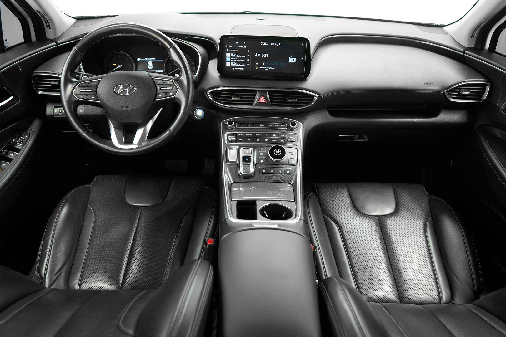 Hyundai Santa Fe 2020, белый