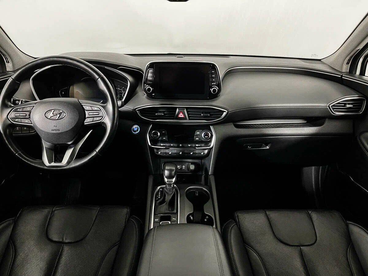 Hyundai Santa Fe 2018, белый