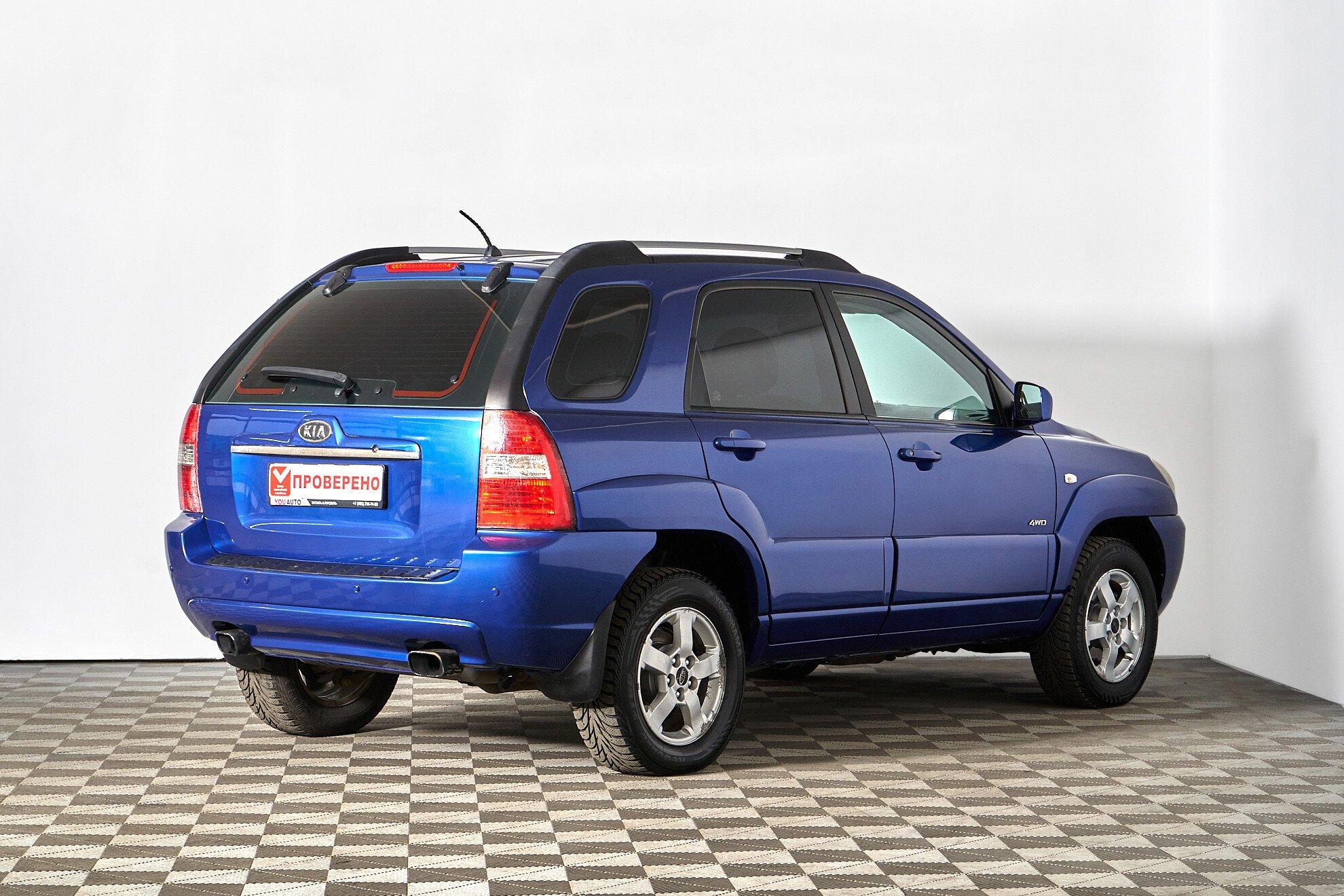 Kia Sportage 2008, синий