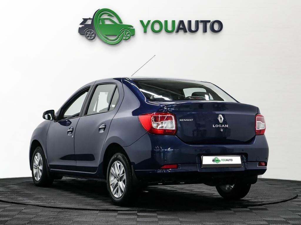 Renault Logan 2021, синий