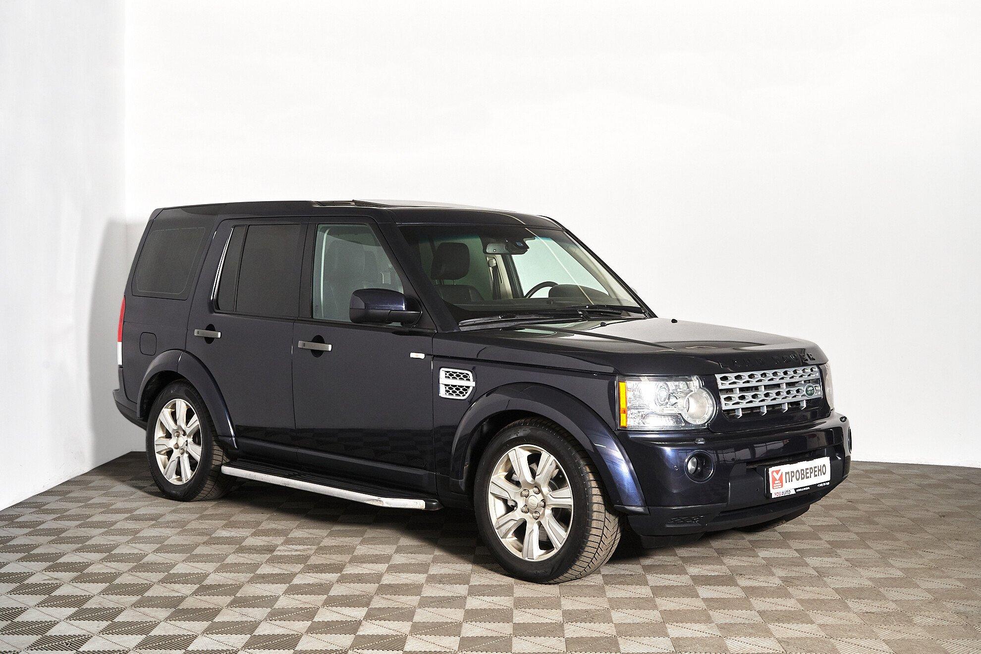 Land Rover Discovery 2013, синий