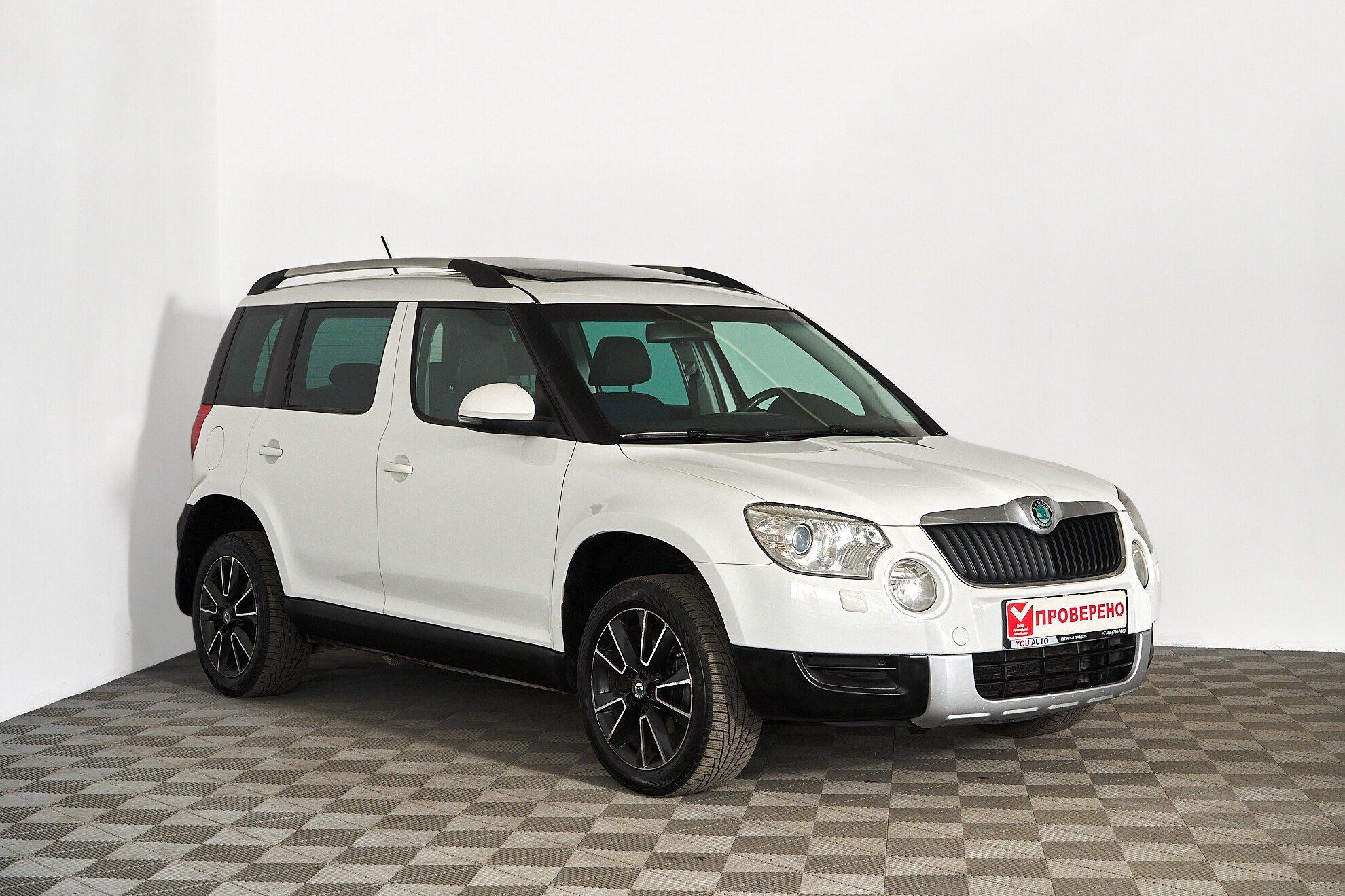 Skoda Yeti 2013, белый