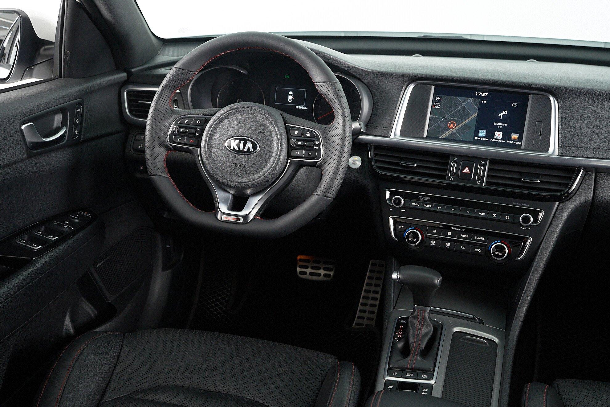 Kia Optima 2017, белый
