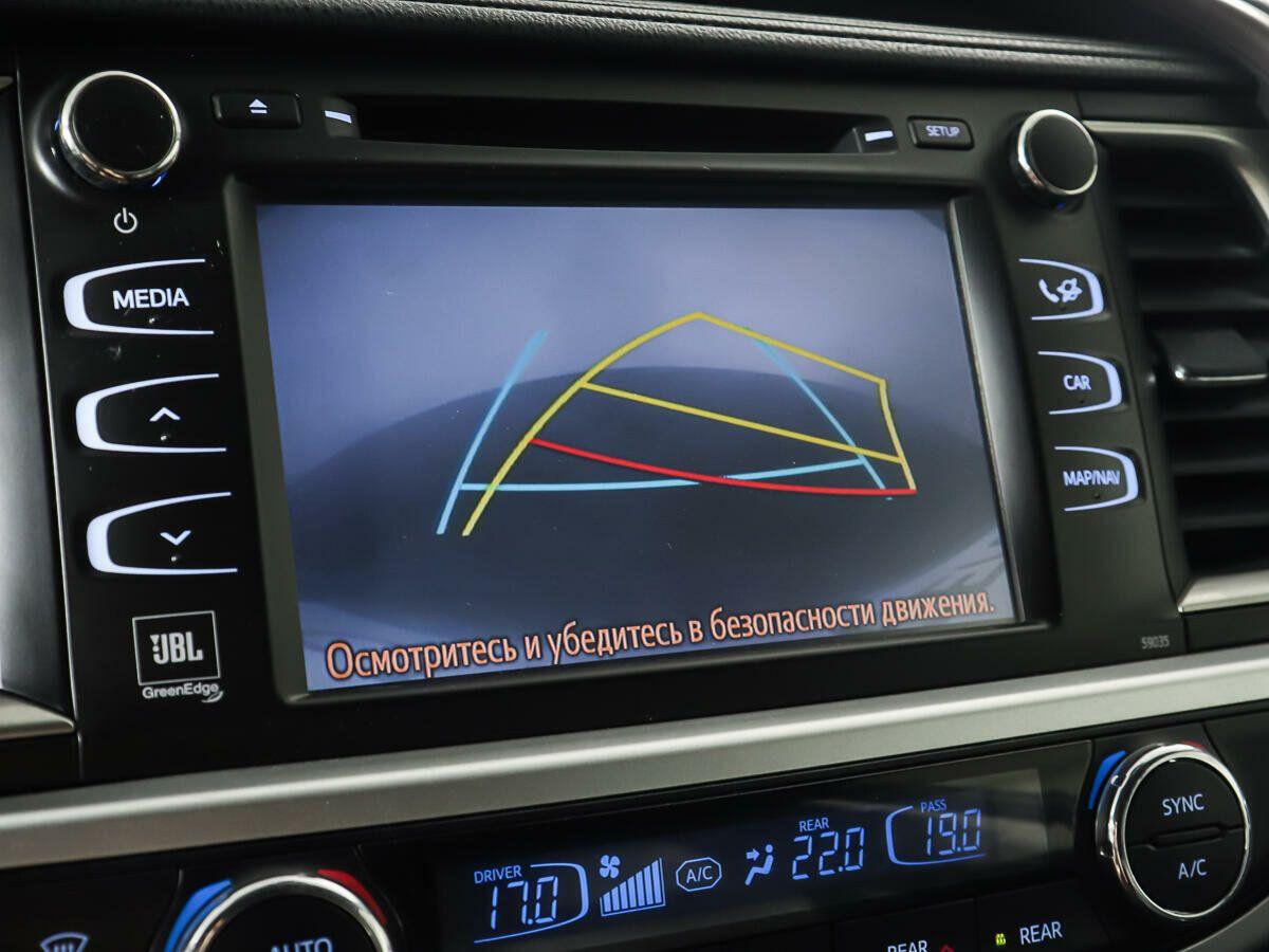 Toyota Highlander 2015, черный