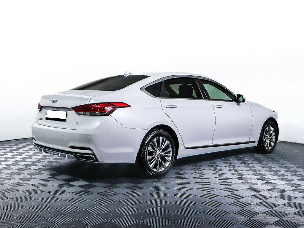 Hyundai Genesis 2015, белый