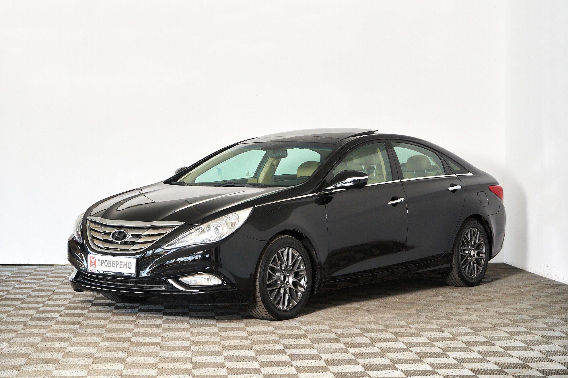 Hyundai Sonata 2012, черный