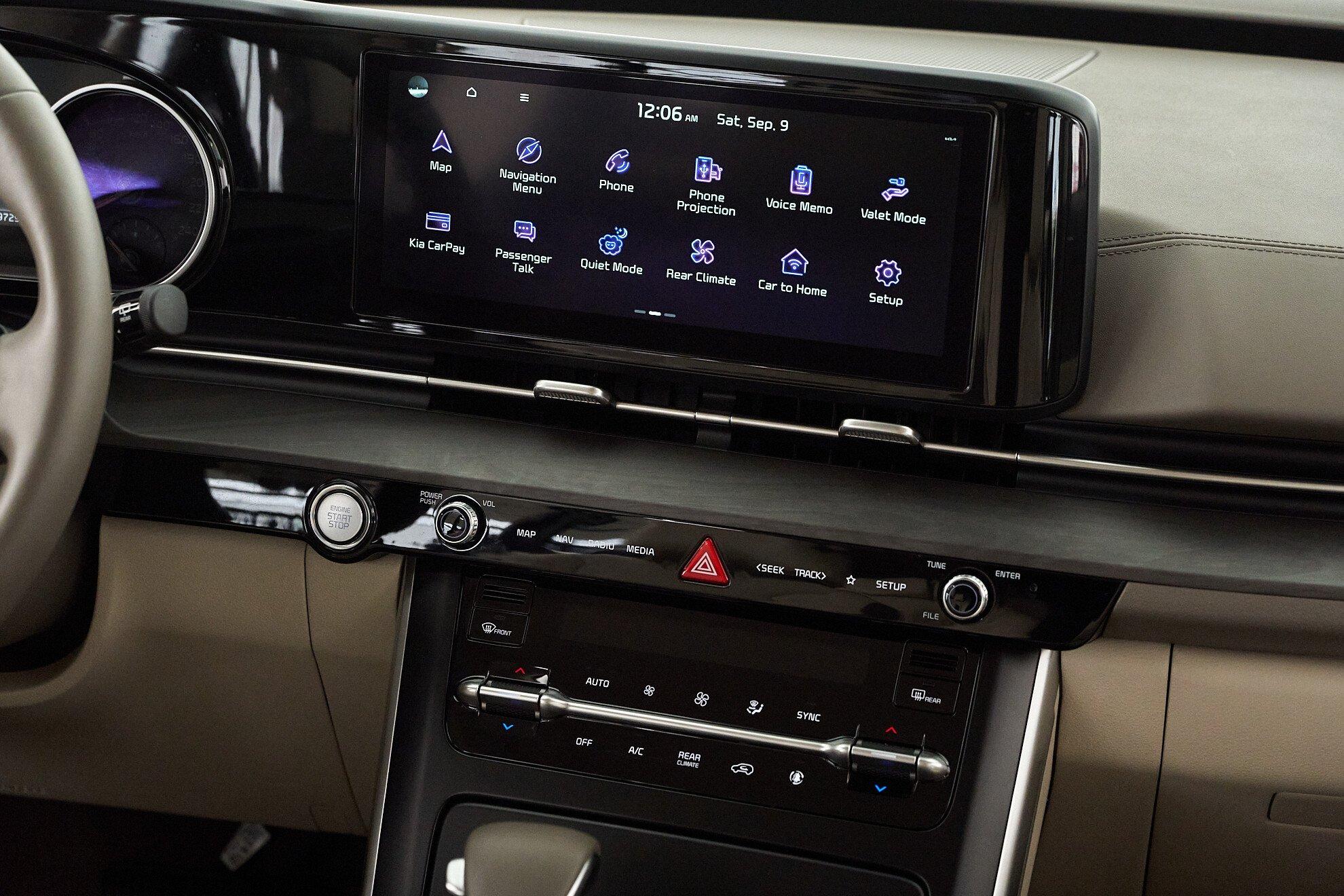 Kia Carnival 2022, черный