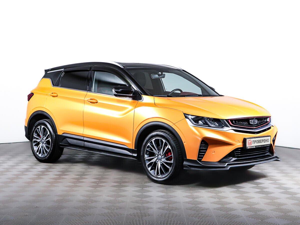 Geely Coolray 2022, желтый
