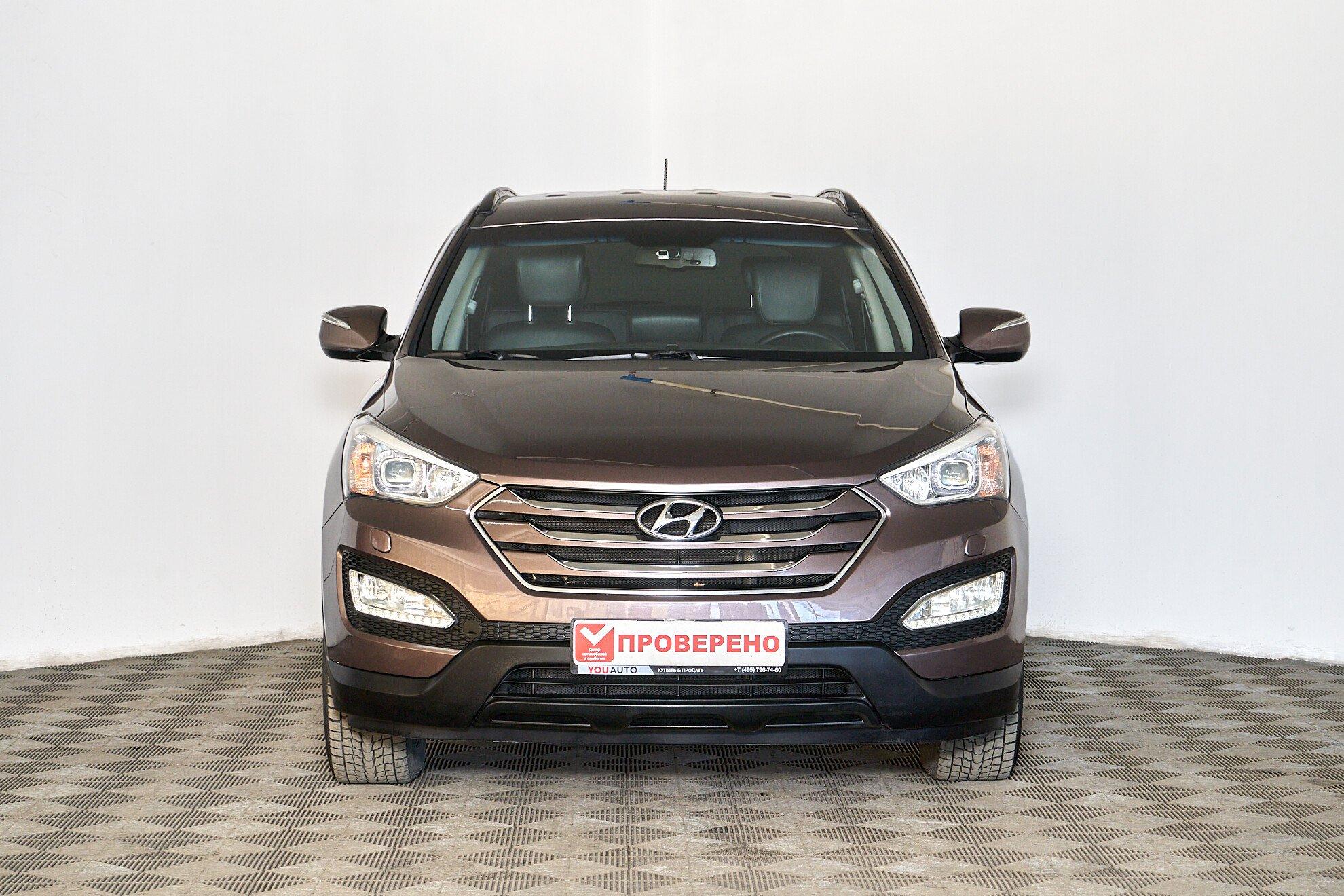 Hyundai Santa Fe 2013, коричневый