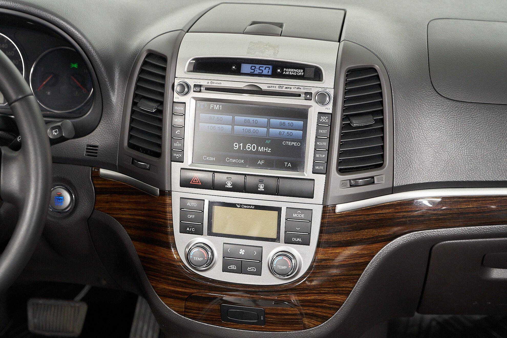 Hyundai Santa Fe 2011, серебряный
