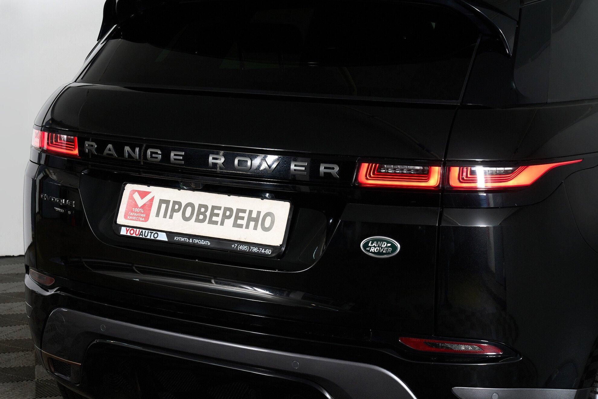 Land Rover Range Rover Evoque 2019, черный