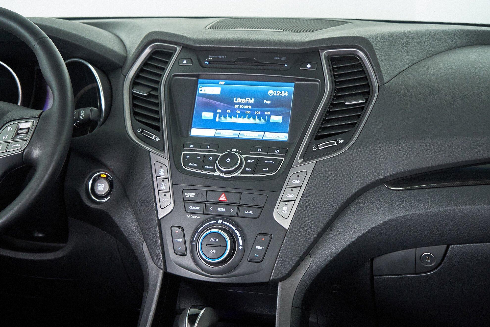 Hyundai Santa Fe 2015, белый