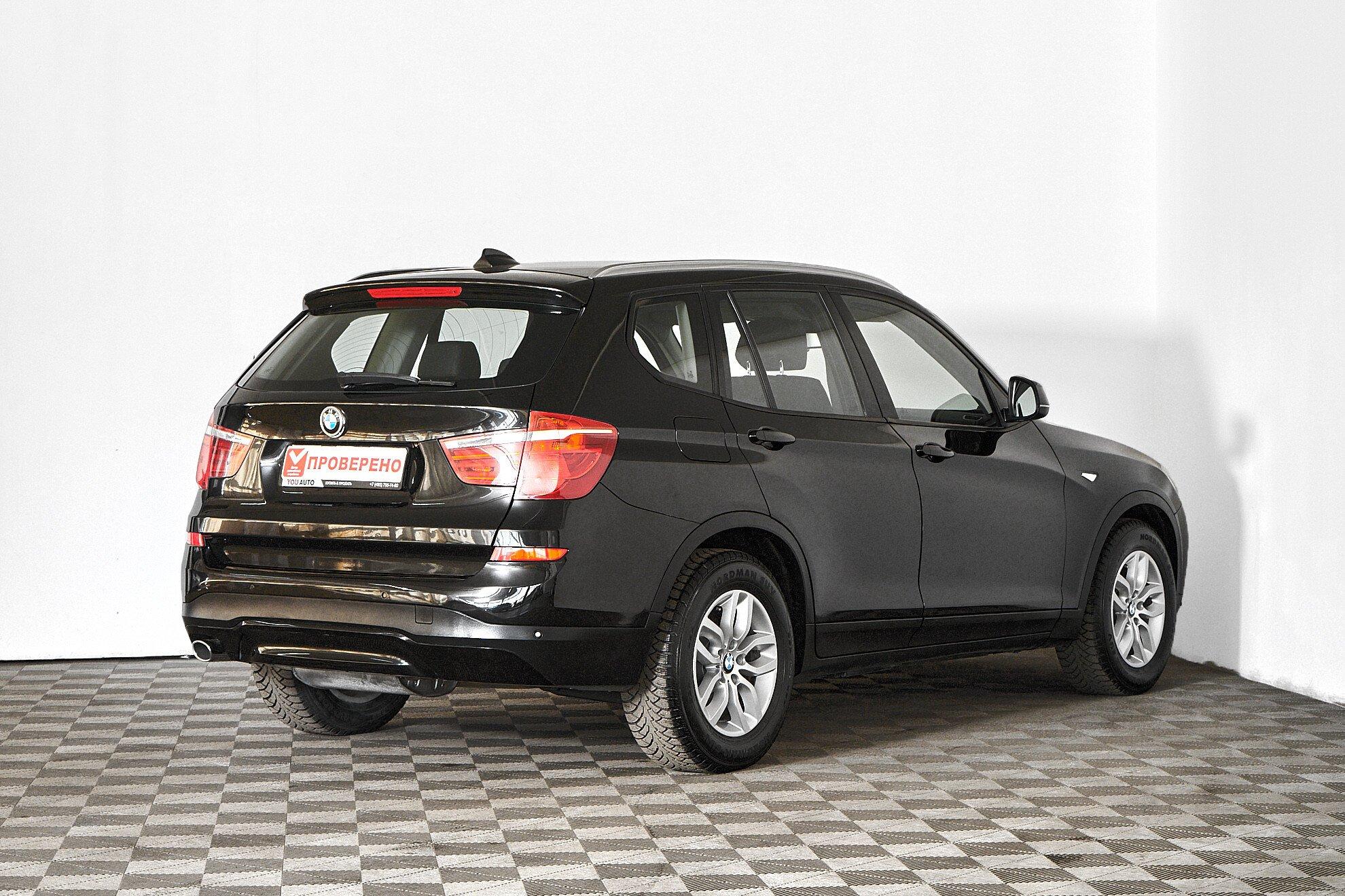 BMW X3 2016, черный