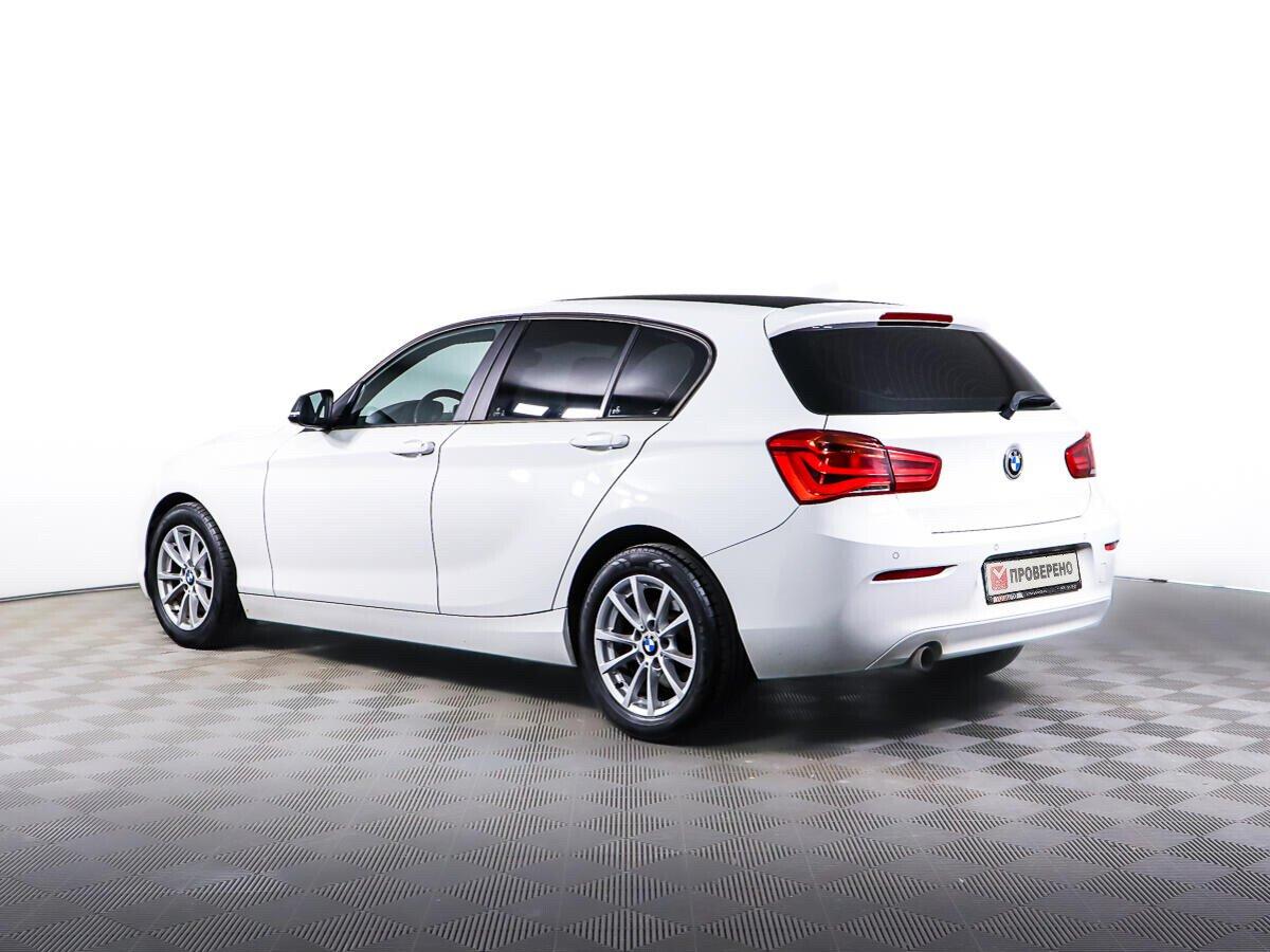 BMW 1 серии 2017, белый