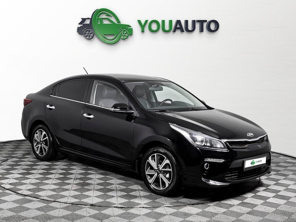 Kia Rio 2019, черный