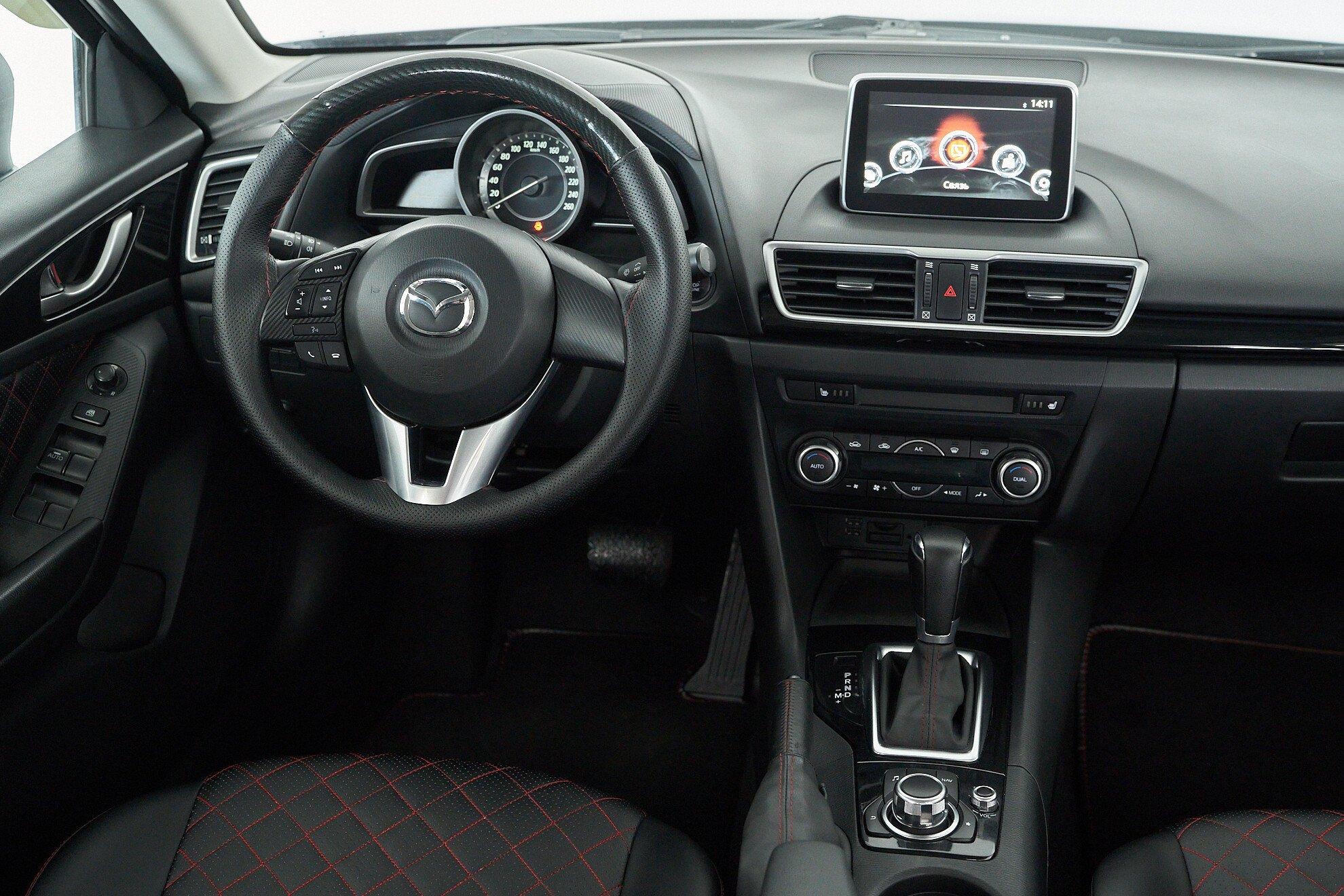 Mazda 3 2014, черный