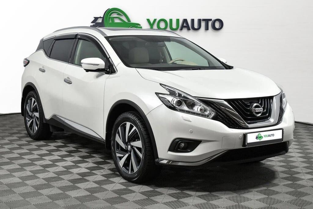 Nissan Murano 2019, белый