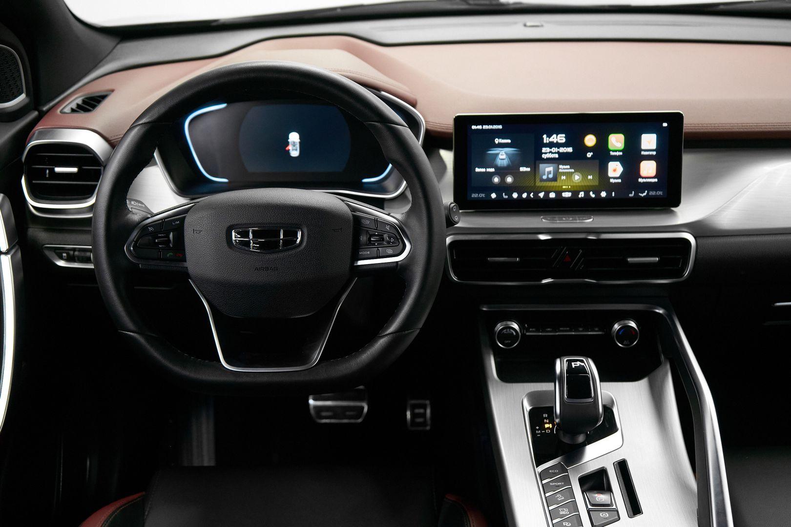 Geely Coolray 2024, черный