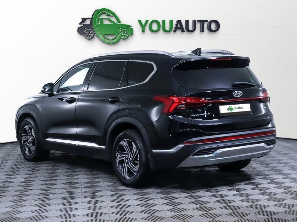 Hyundai Santa Fe 2020, черный