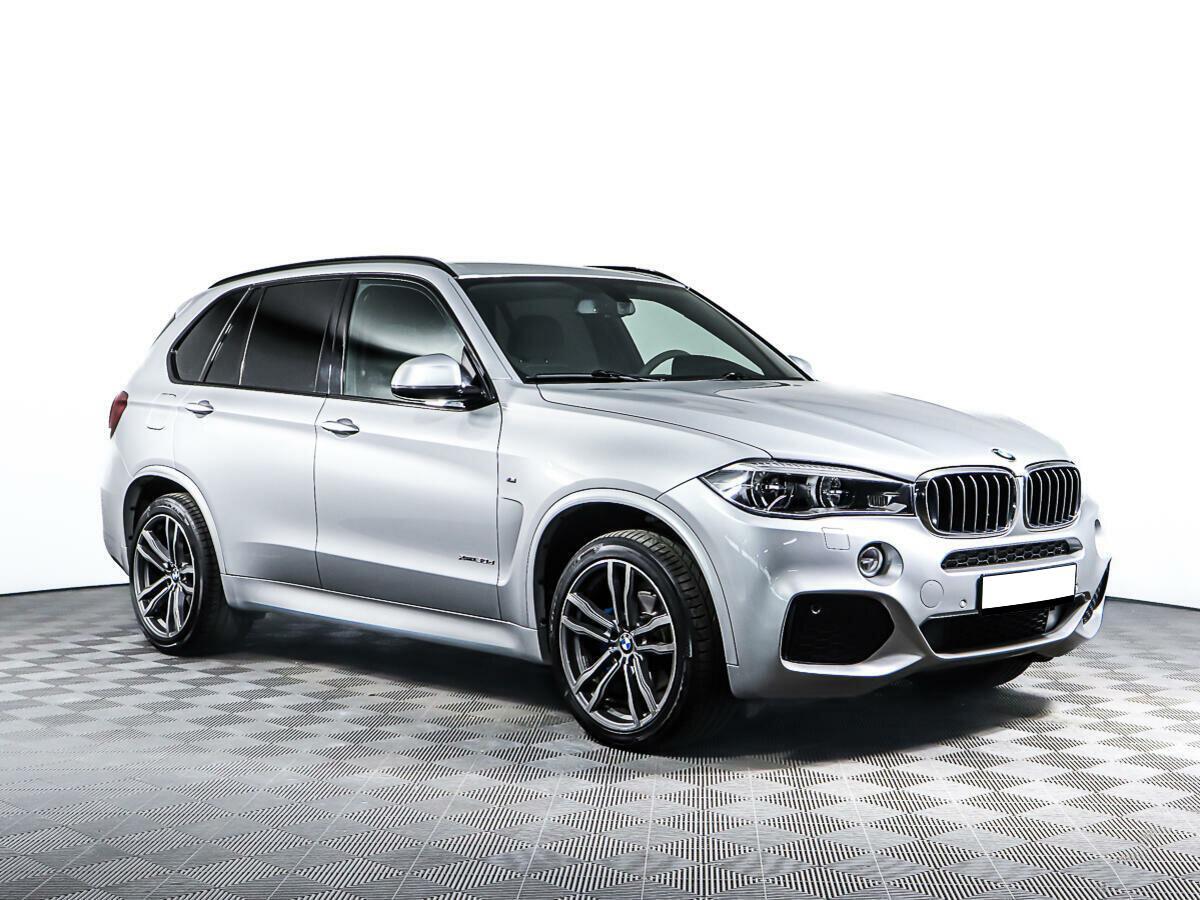 BMW X5 2016, серебряный