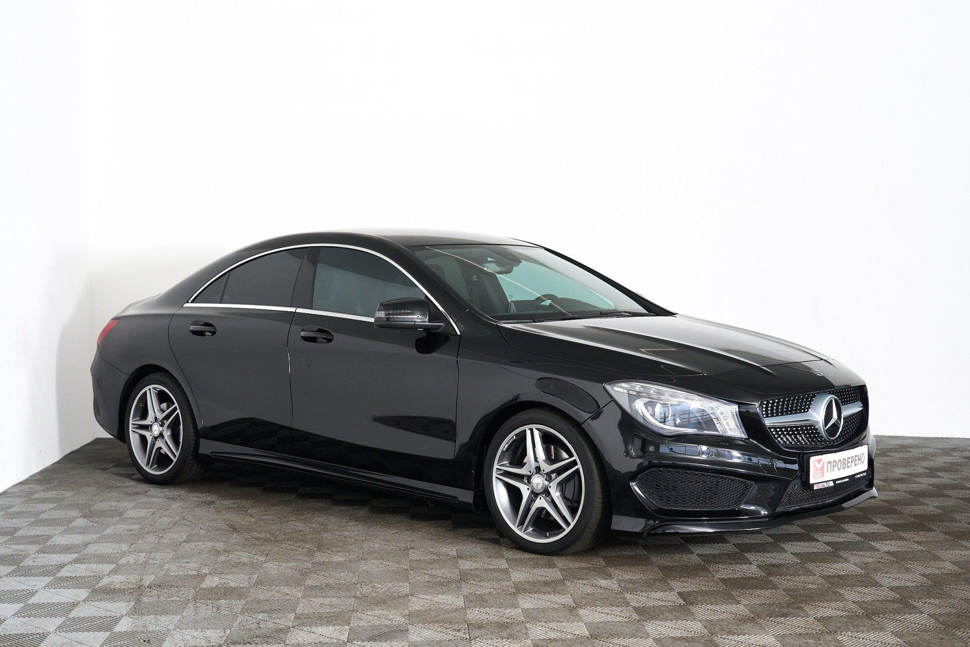 Mercedes-Benz CLA 2016, черный