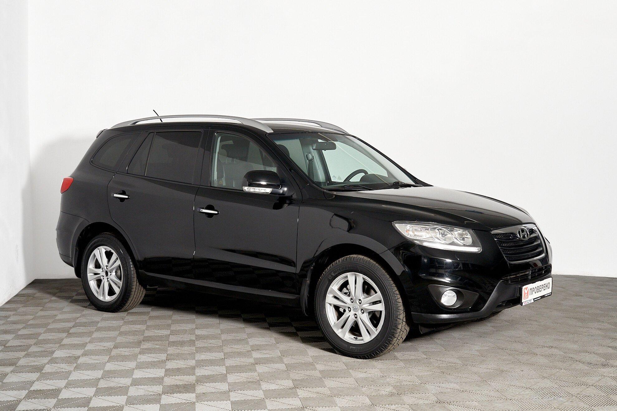 Hyundai Santa Fe 2010, черный