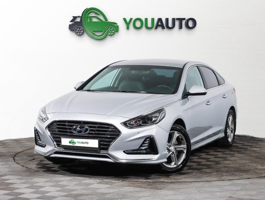 Hyundai Sonata 2018, серебряный