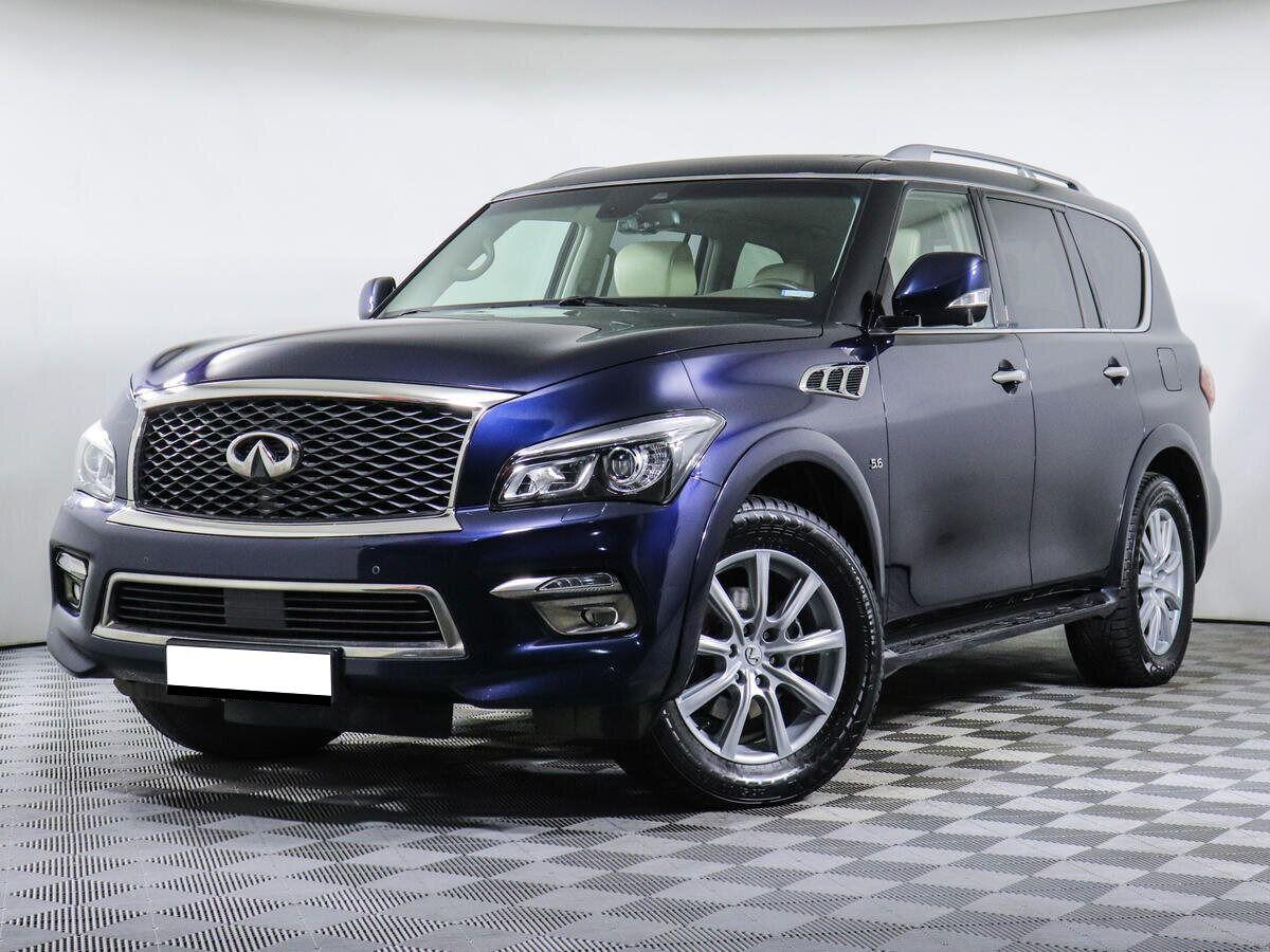 Infiniti QX80 2017, синий