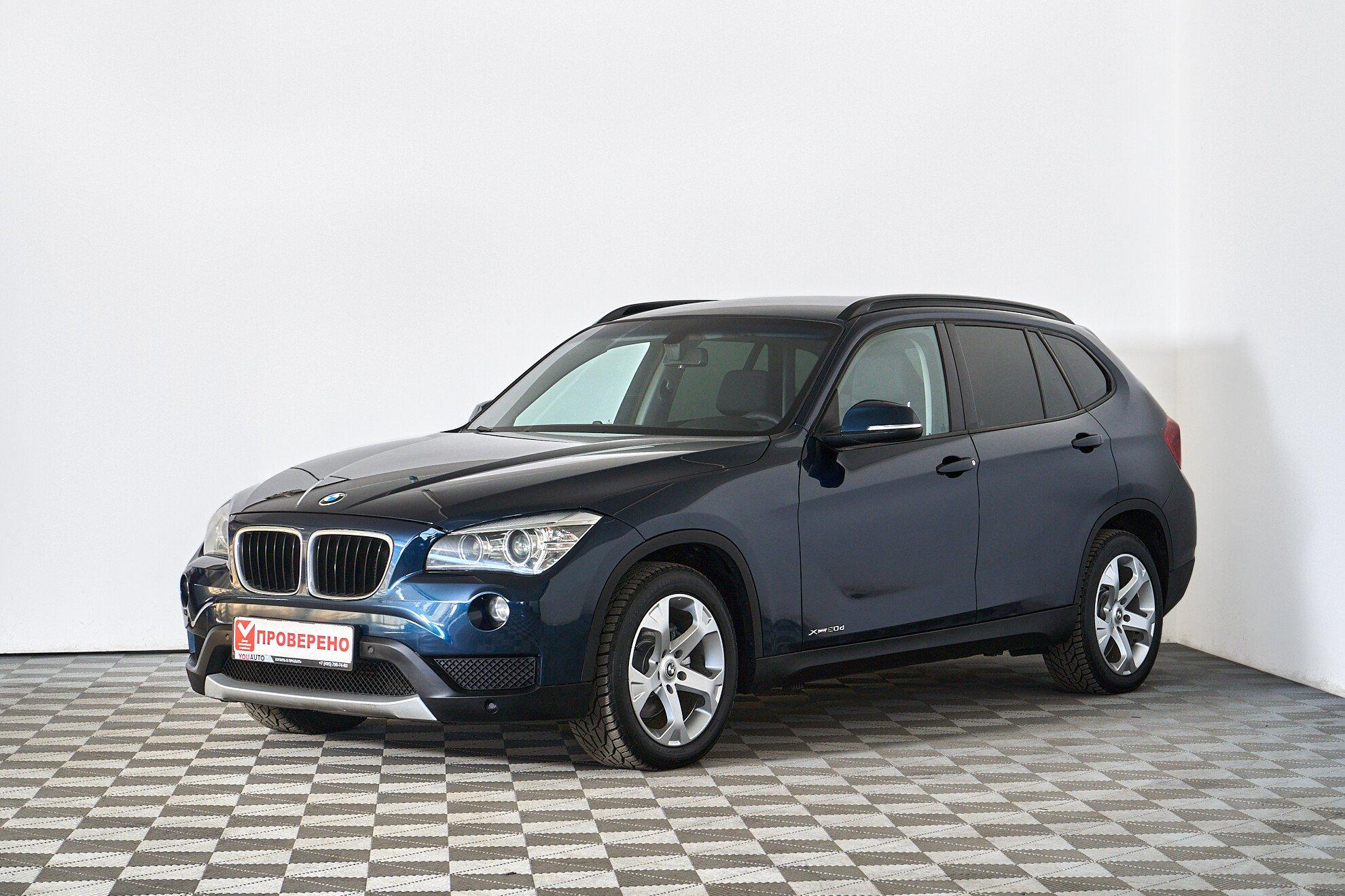 BMW X1 2012, синий