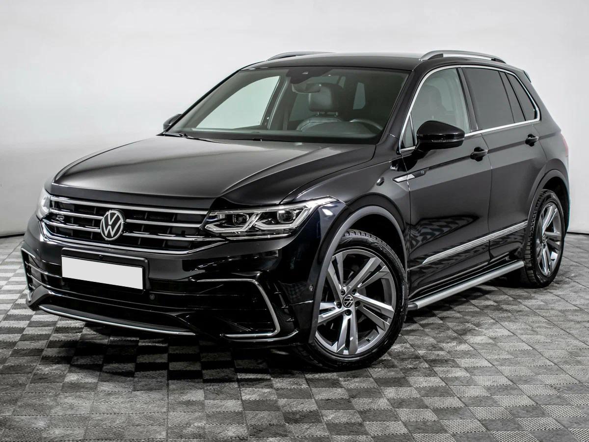 Volkswagen Tiguan 2021, черный