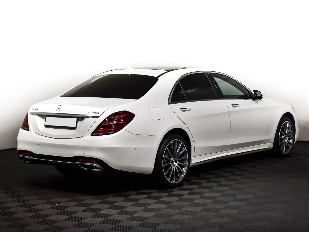 Mercedes-Benz S-Класс 2018, белый