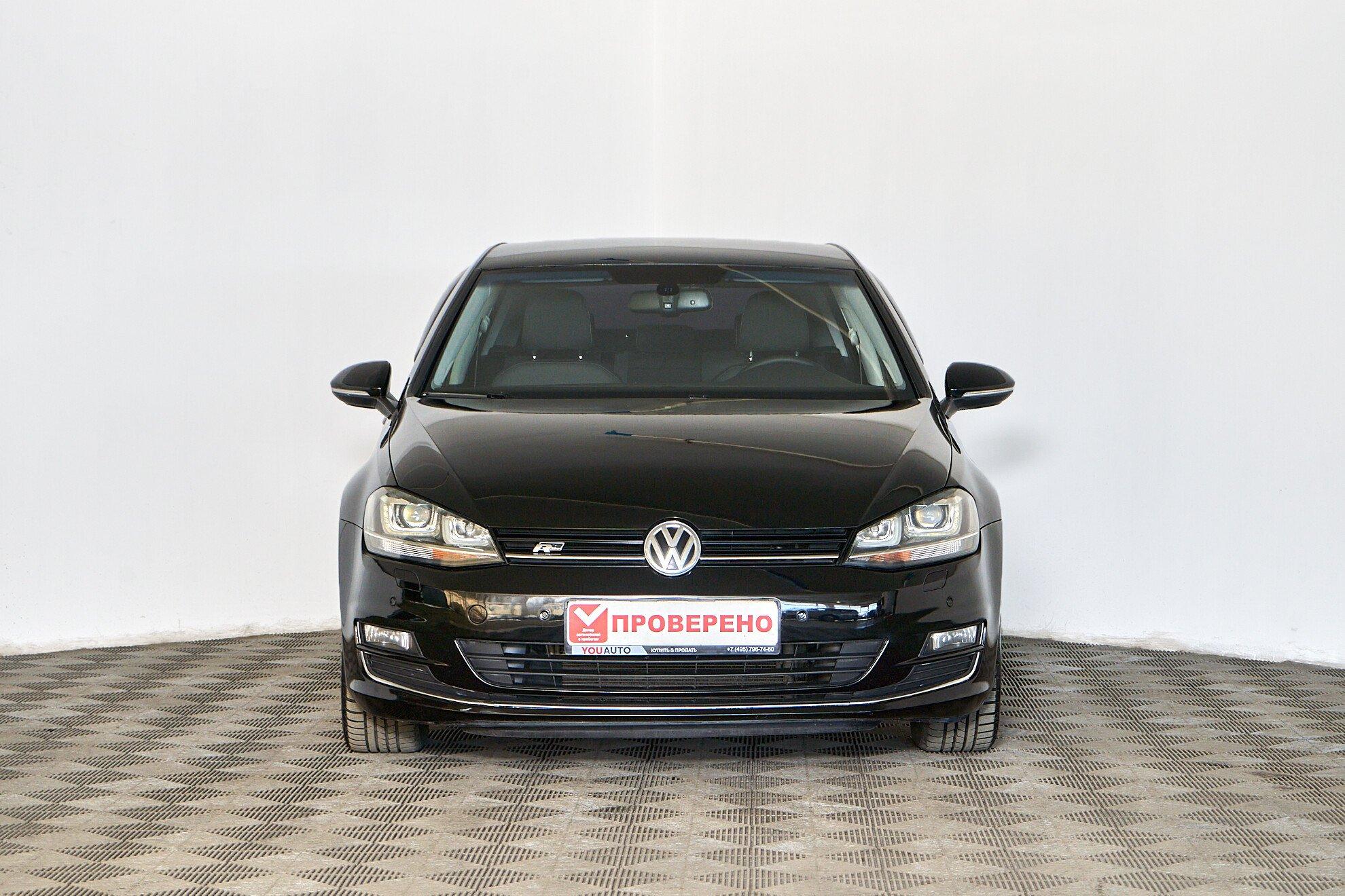 Volkswagen Golf 2013, черный