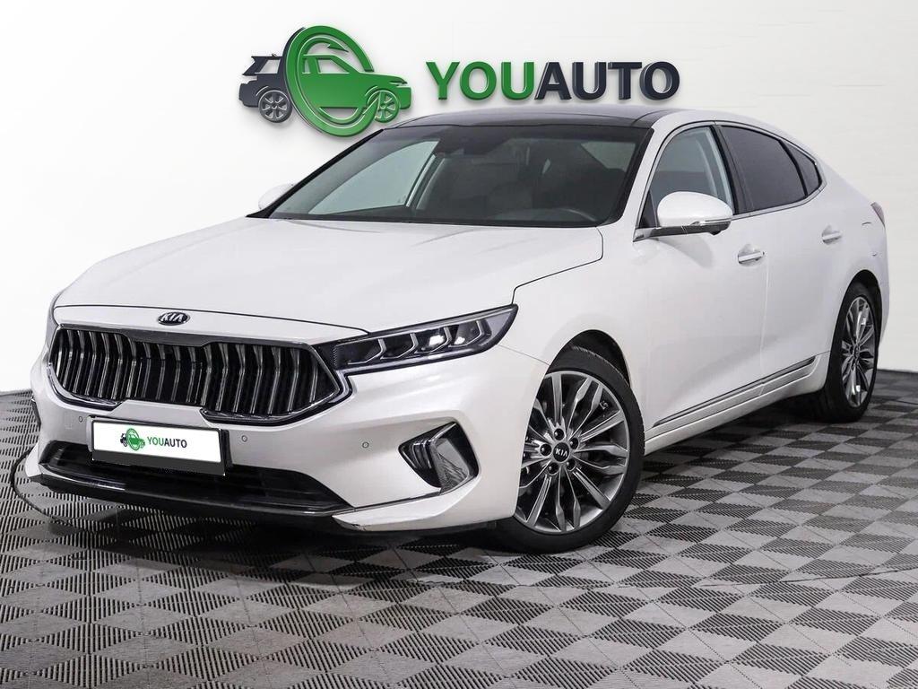 Kia K7 2019, белый