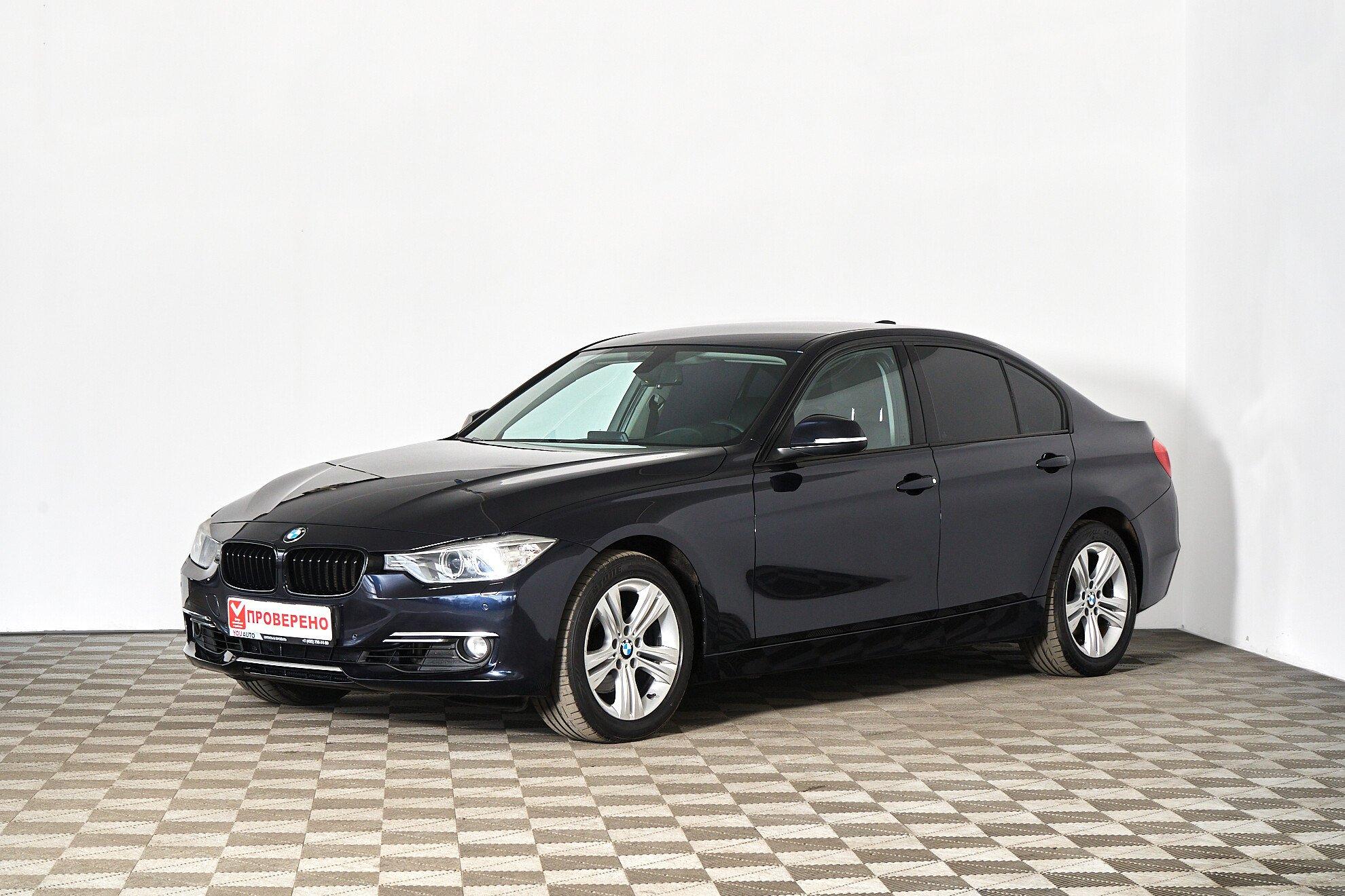 BMW 3 серии 2013, синий