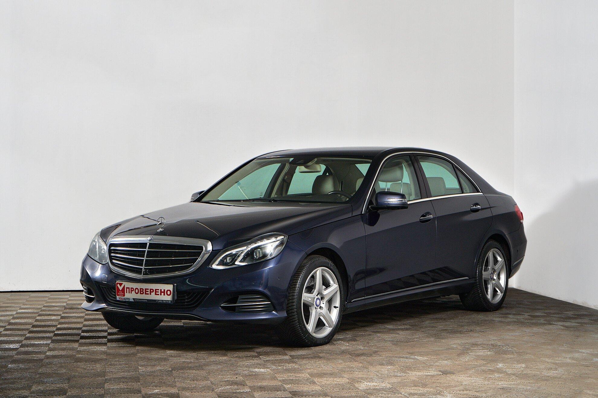 Mercedes-Benz E-Класс 2014, синий
