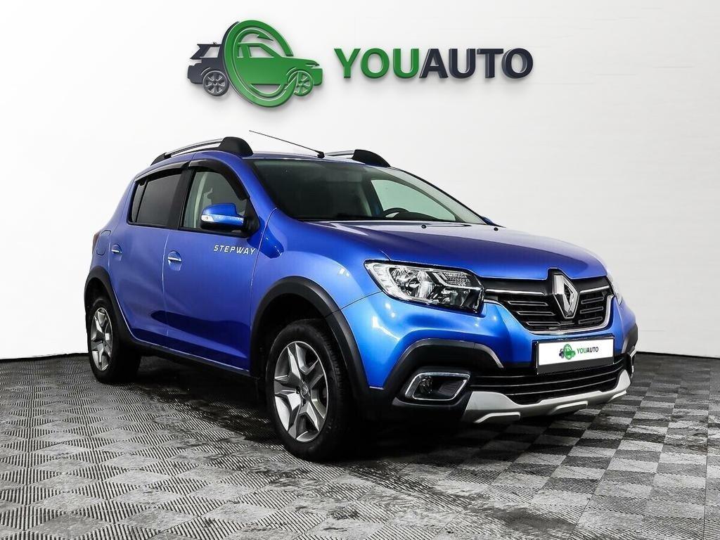 Renault Sandero 2018, синий