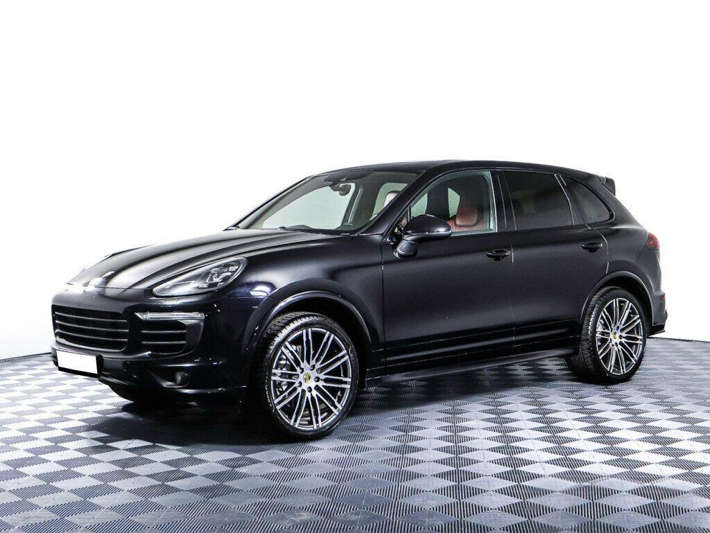Porsche Cayenne 2018, черный