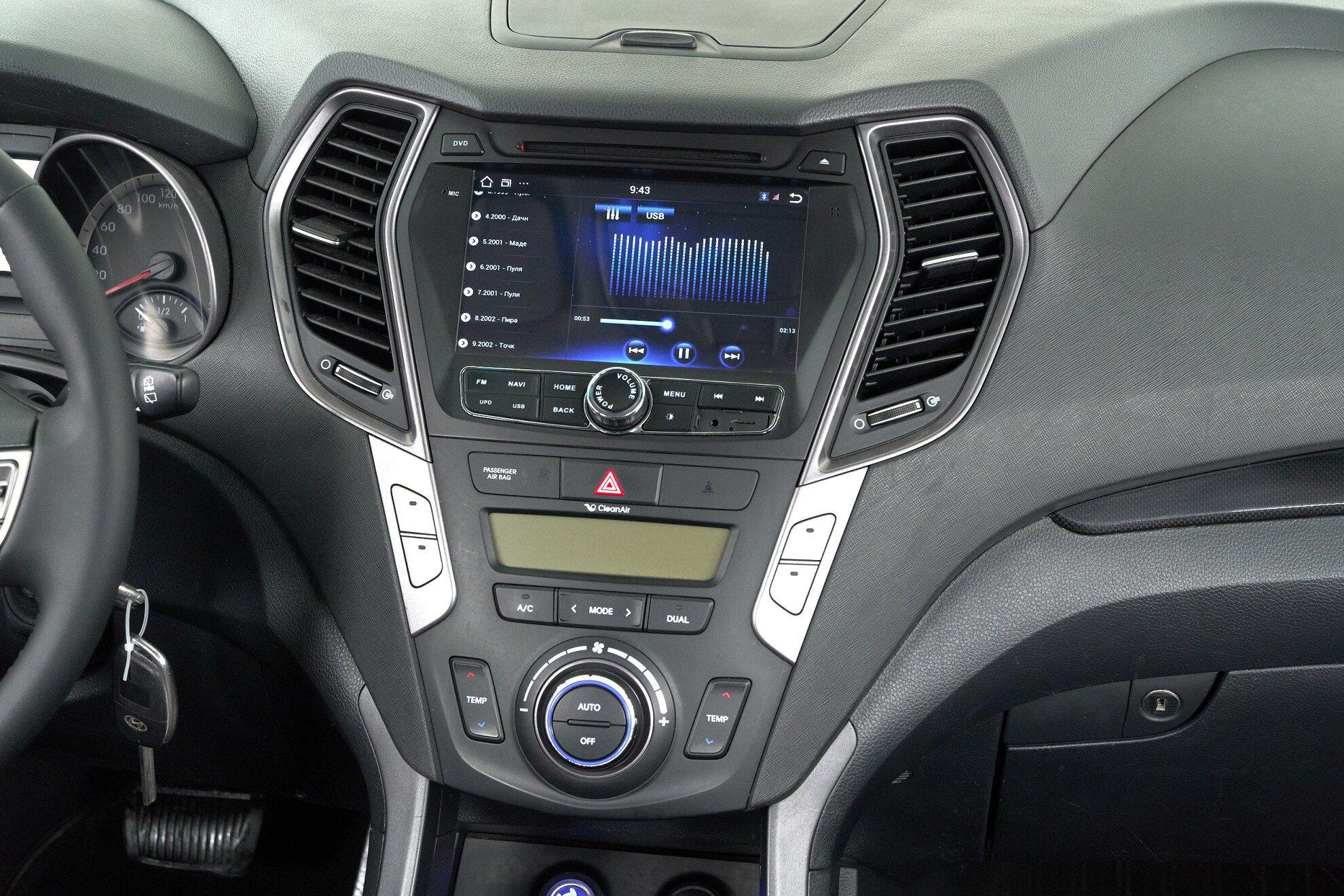 Hyundai Santa Fe 2015, серый