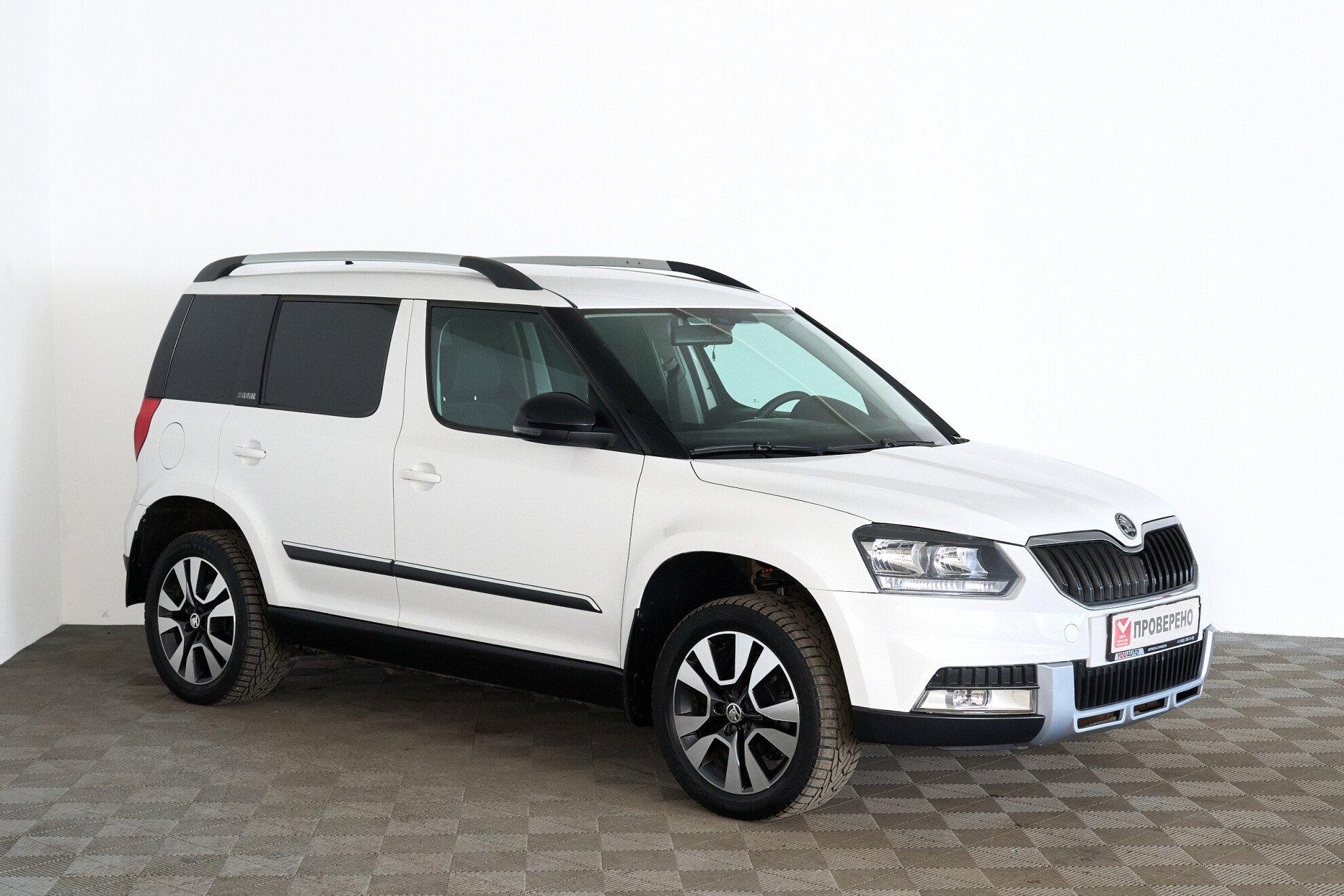 Skoda Yeti 2015, белый
