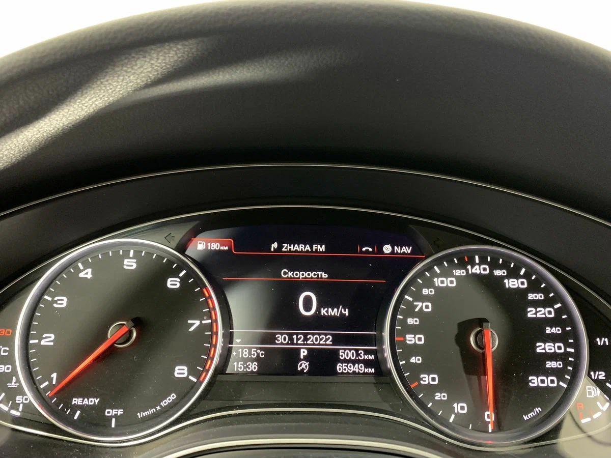 Audi A6 2017, серебряный
