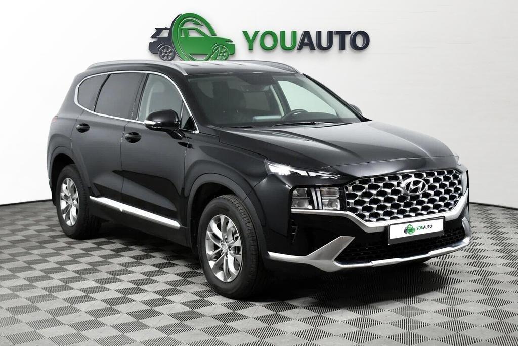 Hyundai Santa Fe 2024, черный