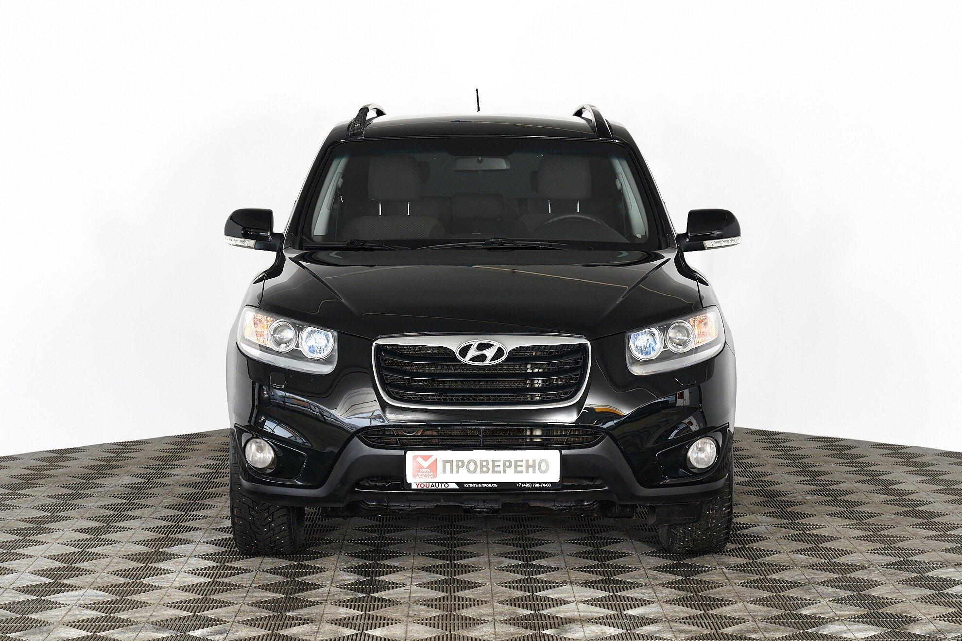 Hyundai Santa Fe 2011, черный