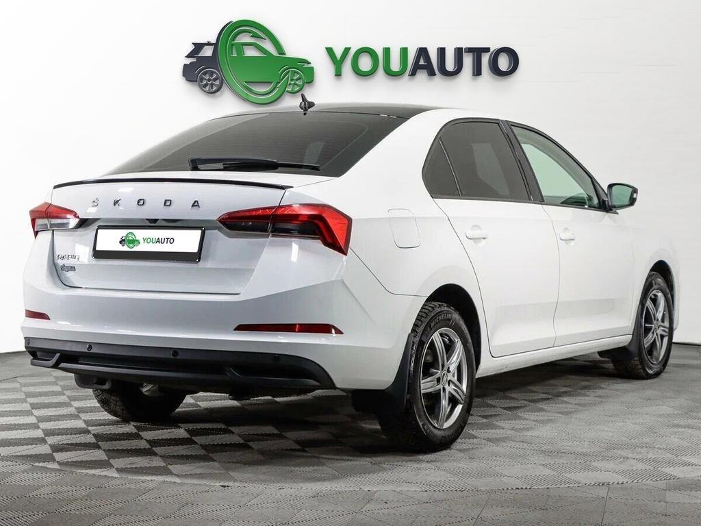 Skoda Rapid 2021, белый