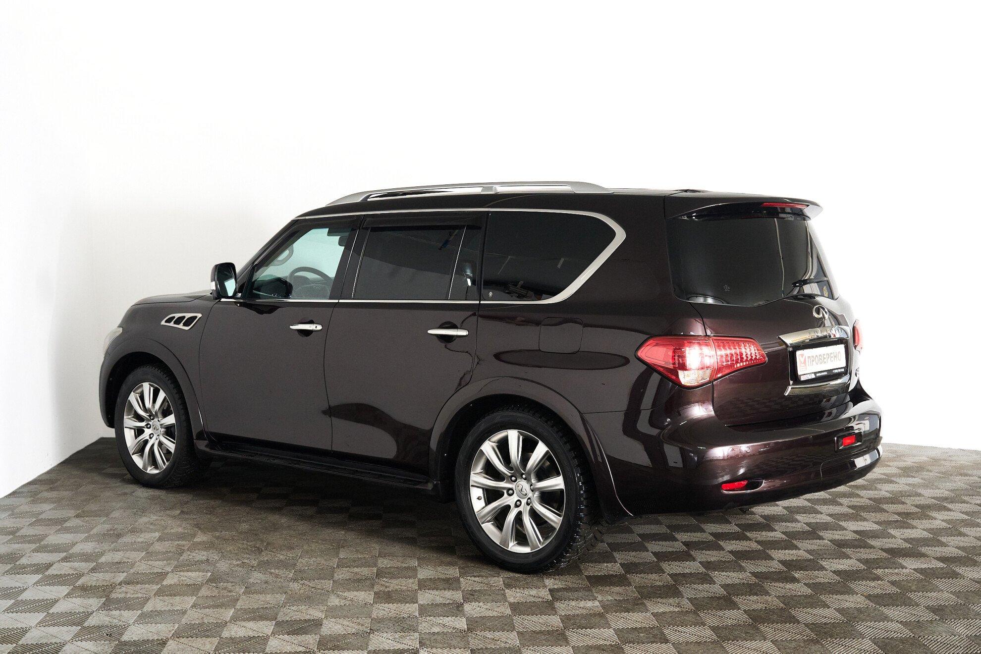 Infiniti QX80 2013, пурпурный